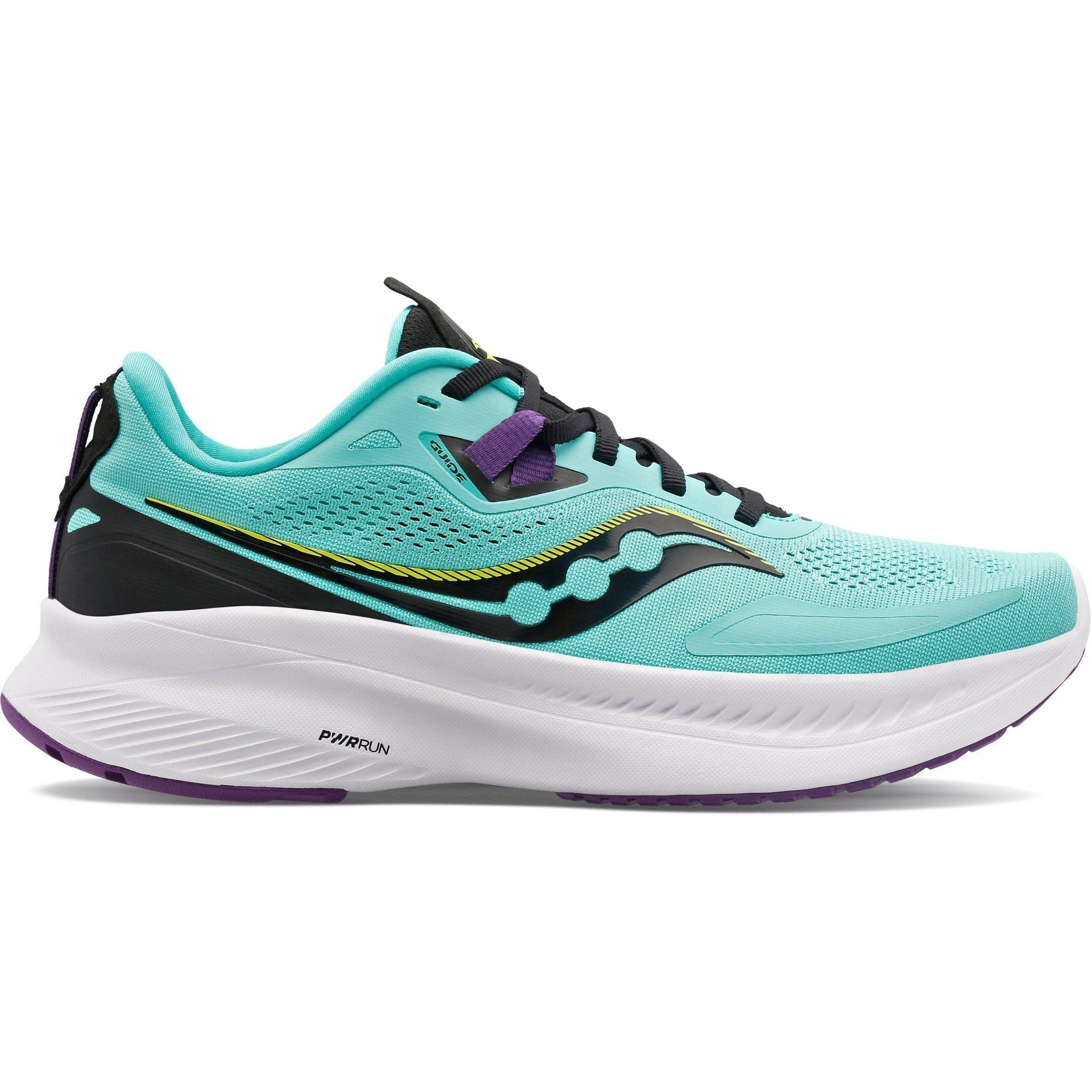 Women's Saucony Guide 15, Cool Mint/Acid, 10.5 B Medium