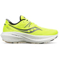 Women's Saucony Triumph 20, Citron/Black, 7 B Medium