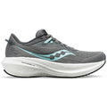 Women's Saucony Triumph 21, Gravel/Black, 10.5 B Medium