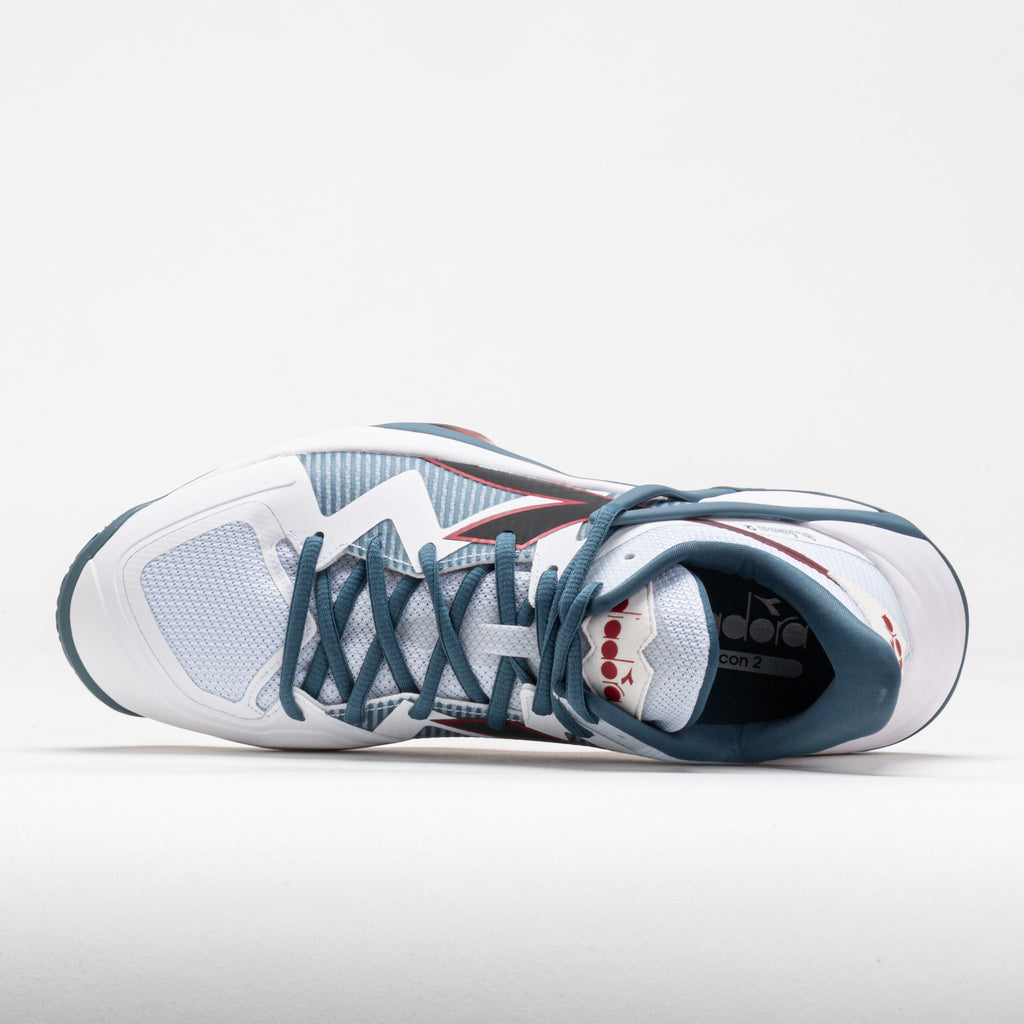 Diadora B.Icon 2 Clay Men's  White/Oceanview/Salsa
