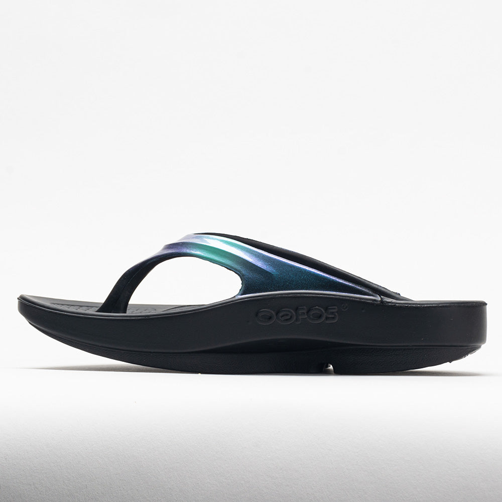 OOFOS OOlala Luxe Women's  Black/Atlantis