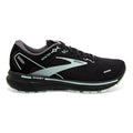 Women's Brooks Ghost 14 GTX, Black/Blackened Pearl/Aquaglass, 10.5 B Medium