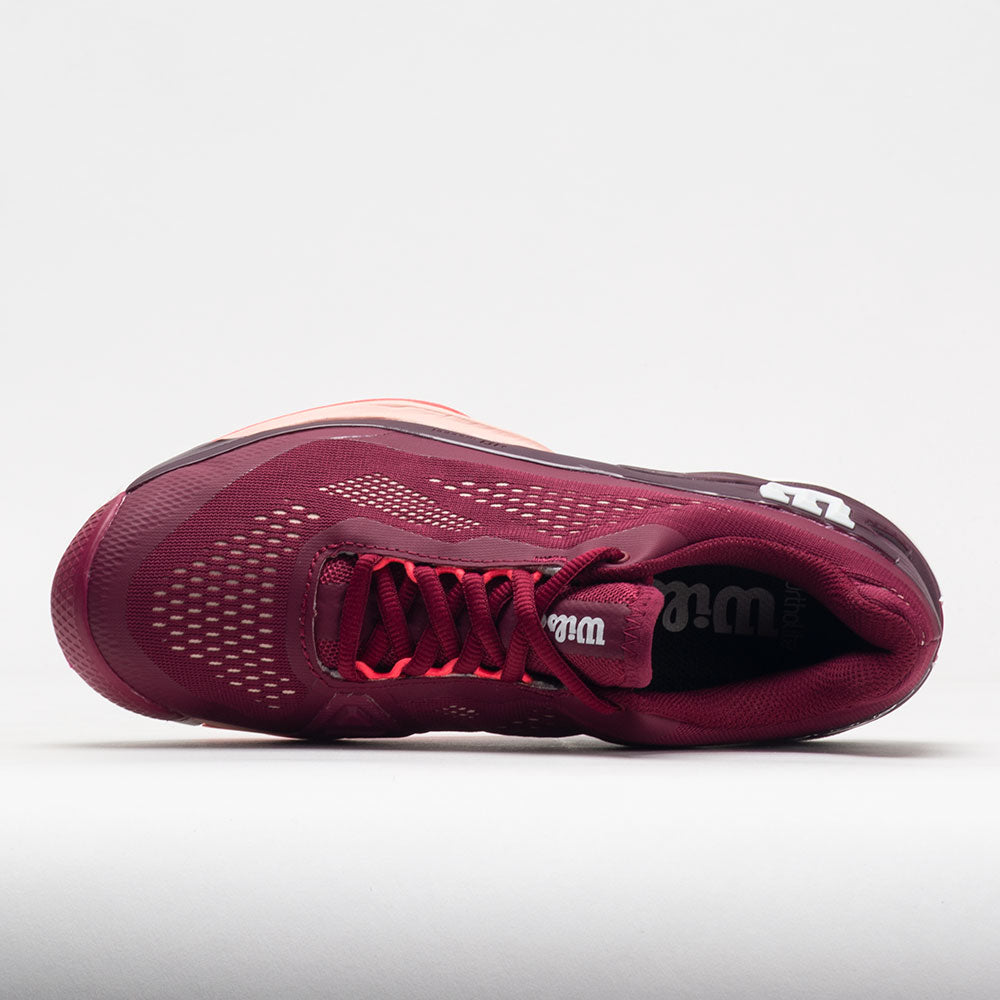 Wilson Rush Pro 4.0 Women's  Beet Red/White/Tropical Peach