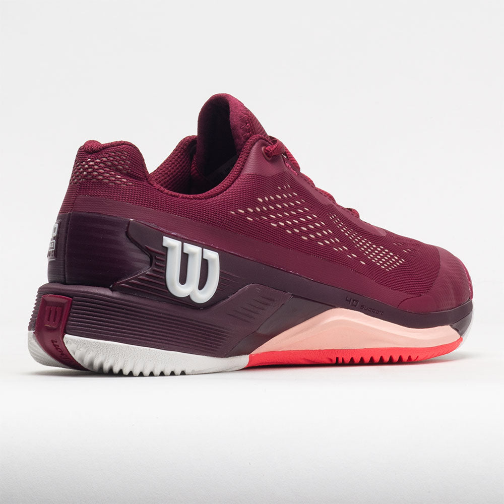 Wilson Rush Pro 4.0 Women's  Beet Red/White/Tropical Peach