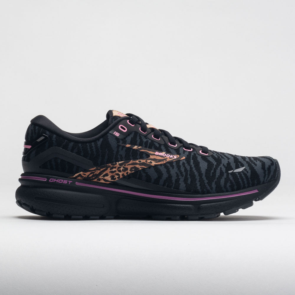 Brooks Ghost 15 Women's  Run Wild Black/Spring Circus/Sunburn