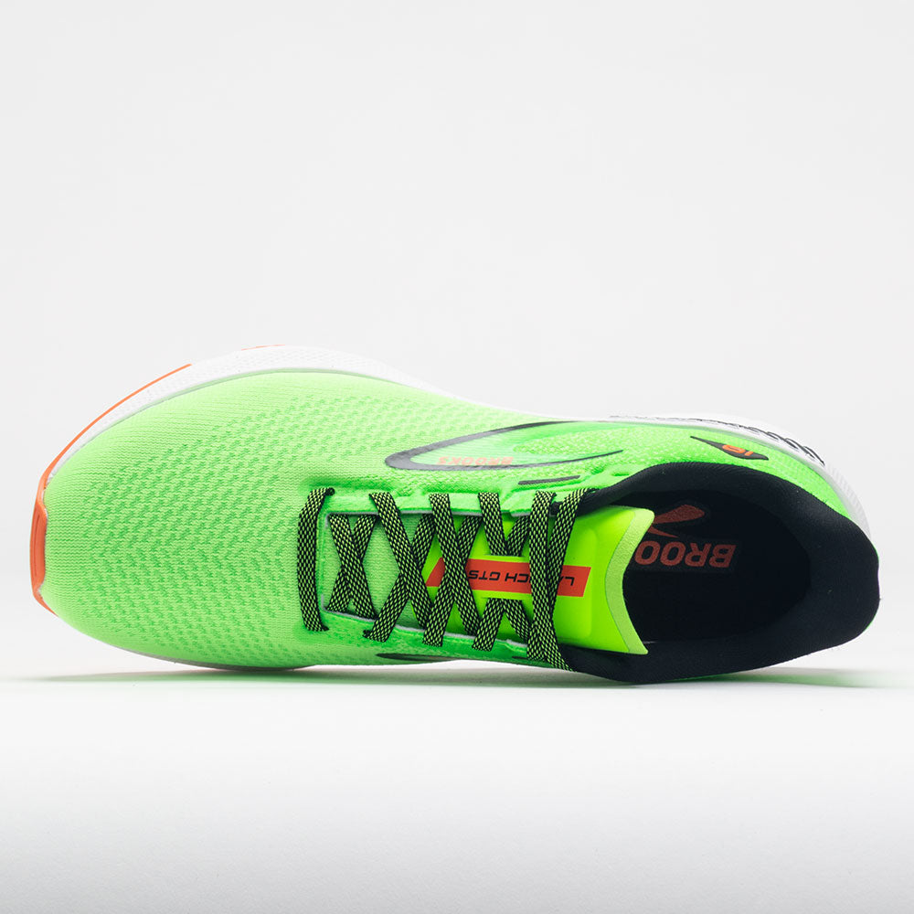 Brooks Launch GTS 10 Men's  Green Gecko/Red Orange/White
