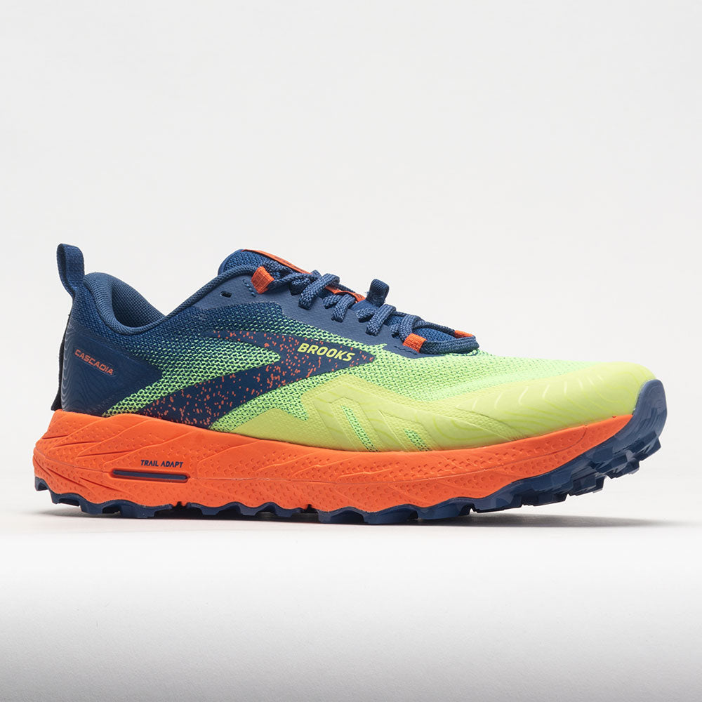 Brooks Cascadia 17 Men's  Sharp Green/Navy/Firecracker