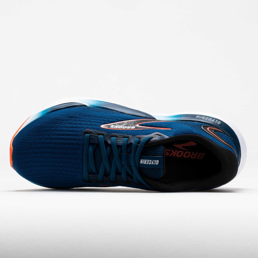 Brooks Glycerin 21 Men's  Blue Opal/Black/Nasturtium