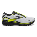Women's Brooks Ghost 15, White/Ebony/Nightlife, 10.5 B Medium