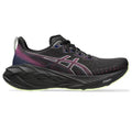 Women's Asics Novablast 4, Black/Blue Expanse, 9 B Medium