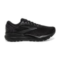 Women's Brooks Ghost 16, Black/Black/Ebony, 8 D Wide
