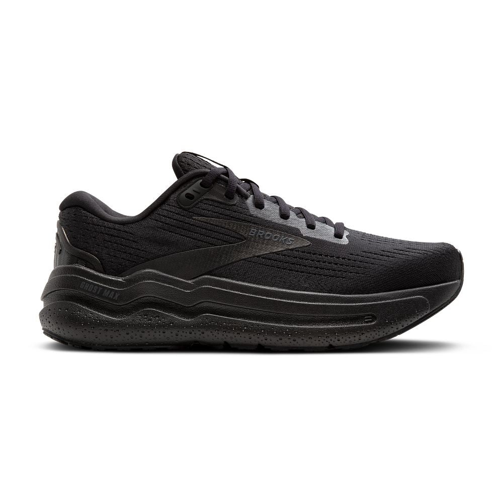Women's Brooks Ghost Max 2, Black/Black/Ebony, 9 2E Extra Wide