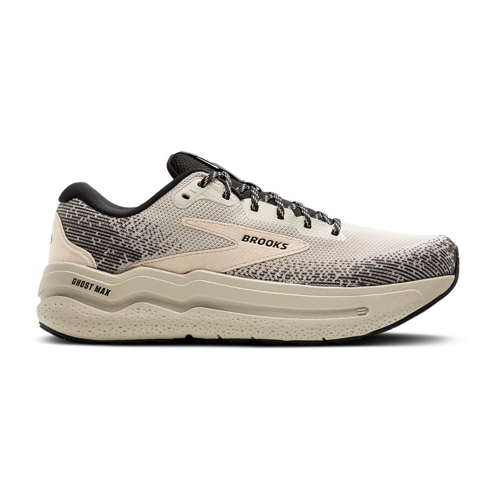 Women's Brooks Ghost Max 2, Pelican/Pelican/Black, 8.5 B Medium